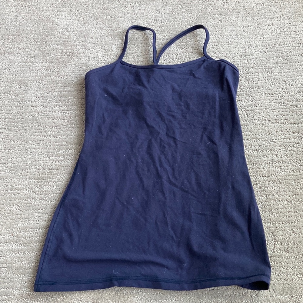 Lululemon Power Y tank in Navy